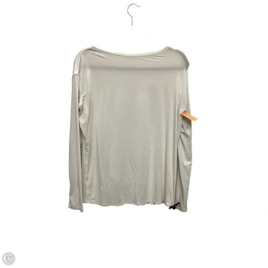 Athletic Top Long Sleeve Crewneck By Lululemon In White, Size: 8