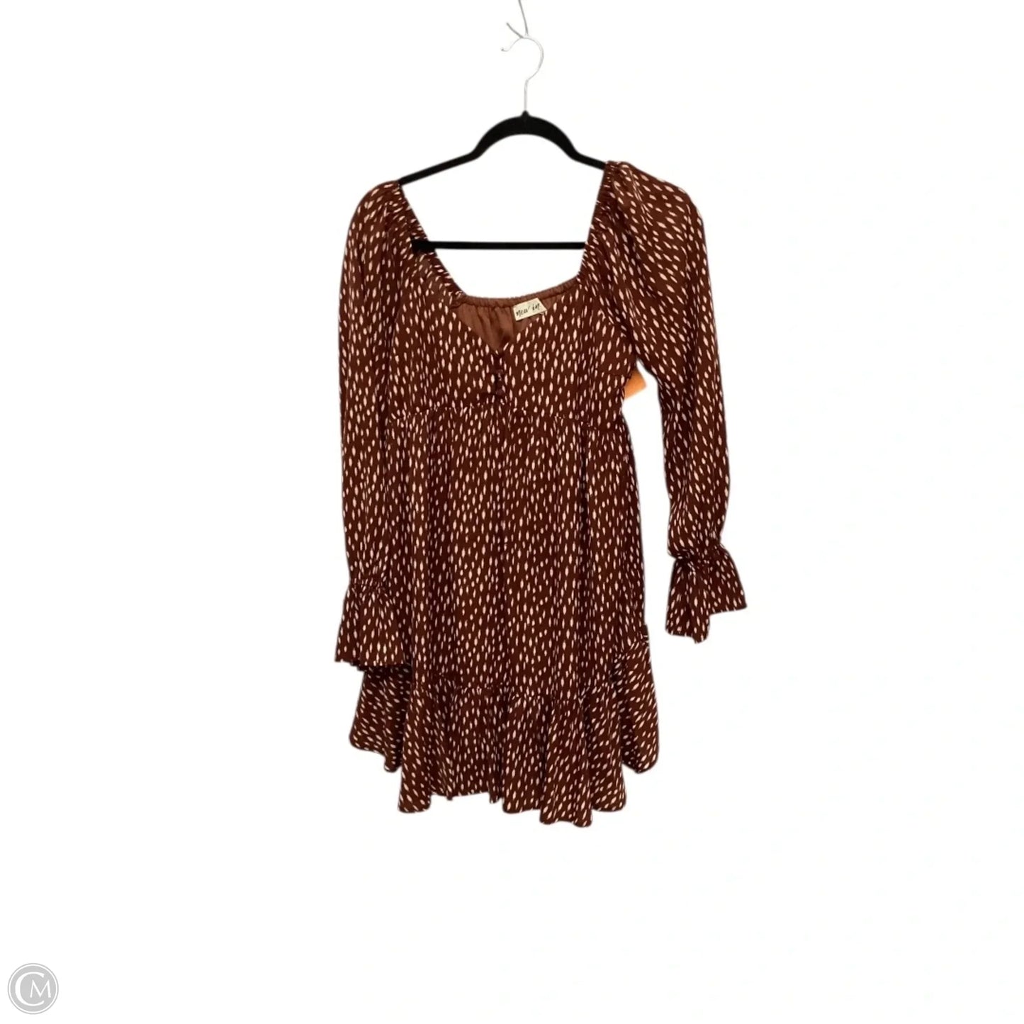 Dress Casual Short By New In In Brown, Size: S