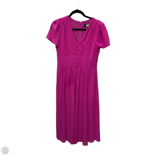 Dress Casual Maxi By Dkny In Pink, Size: M