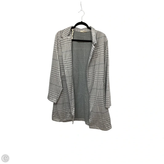 Blazer By Melloday In Plaid Pattern, Size: 1x
