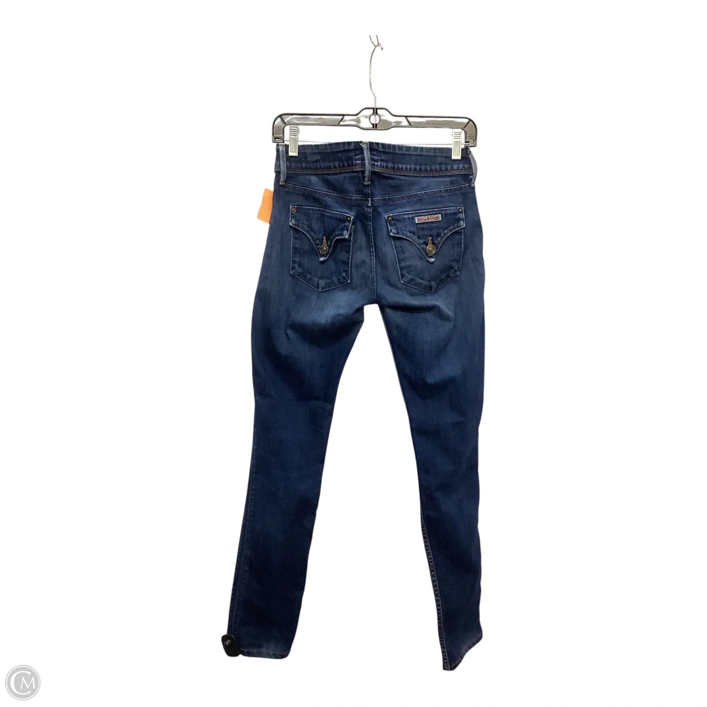 Designer Jeans Skinny By Hudson In Blue Denim, Size: 2