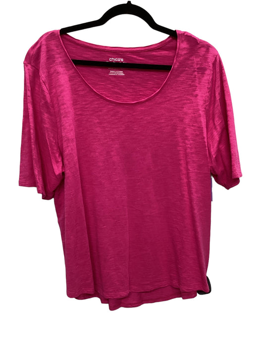 Top Short Sleeve Basic By Chicos  Size: 3