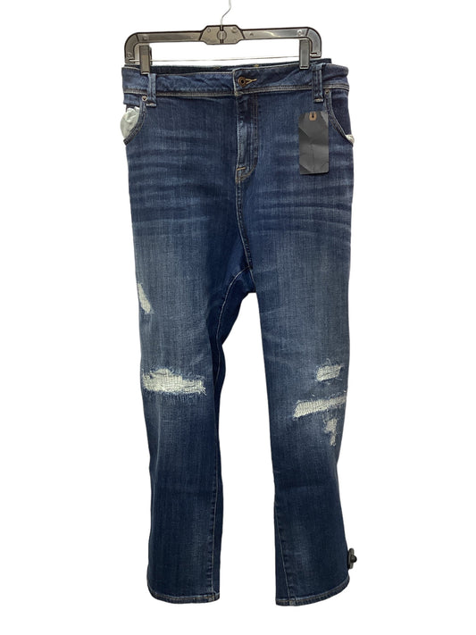 Blue Denim Jeans Boyfriend Lucky Brand, Size 24
