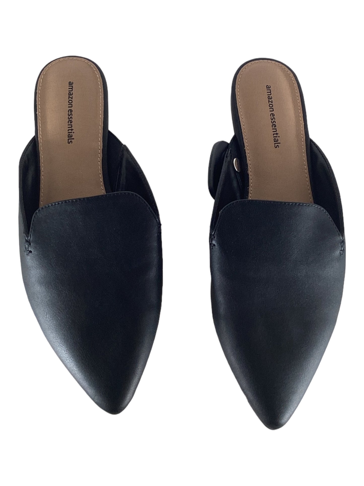 Black Shoes Flats Amazon Essentials, Size 8