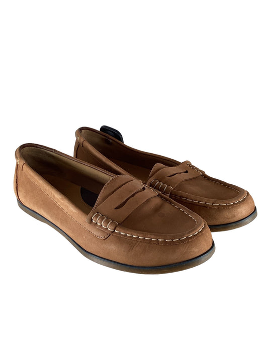 Brown Shoes Flats Sperry, Size 9