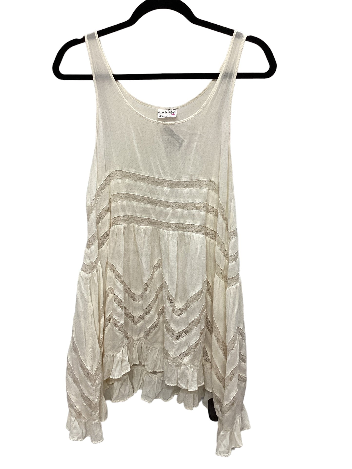 Cream Top Sleeveless Free People, Size S