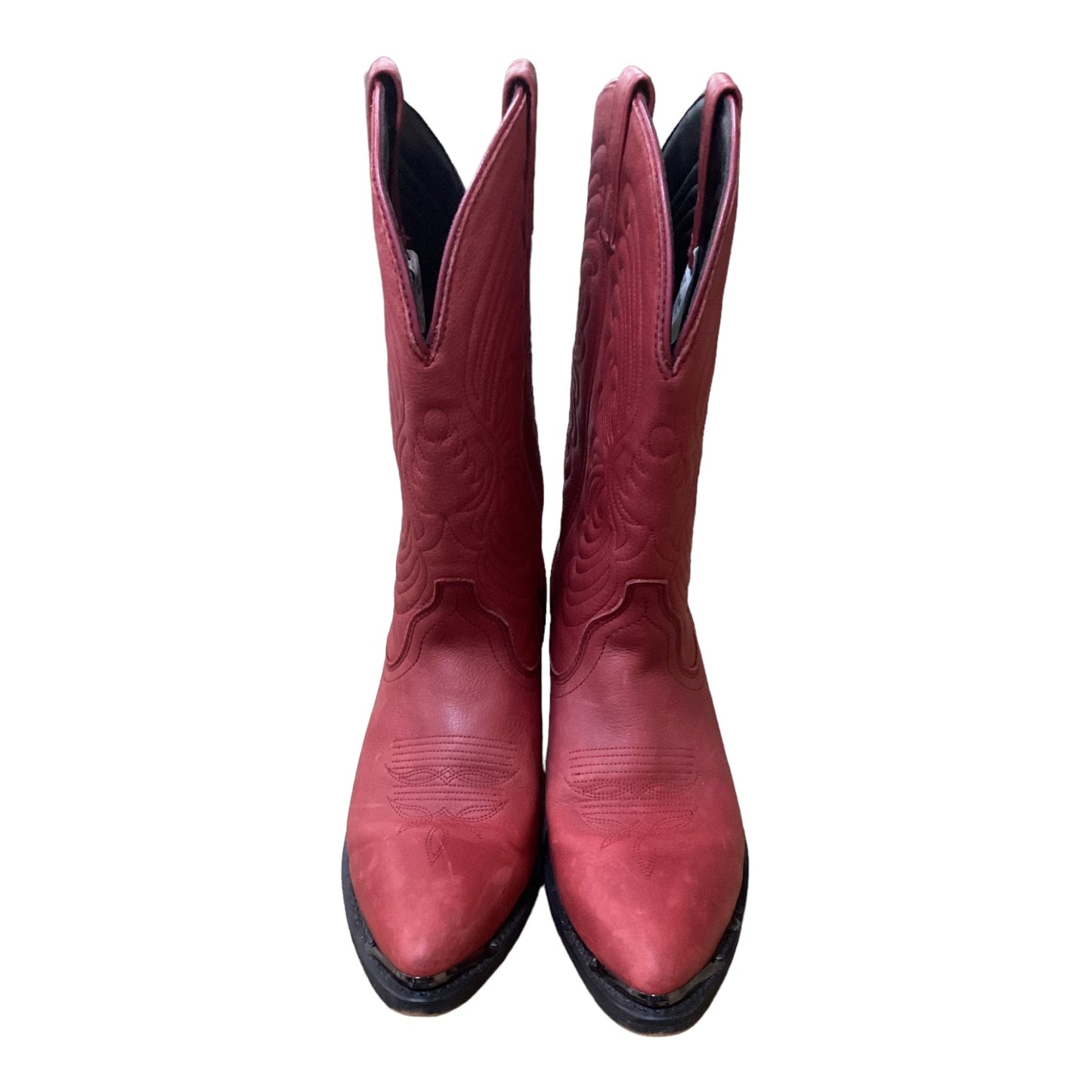 Red Boots Western Cmc, Size 8.5