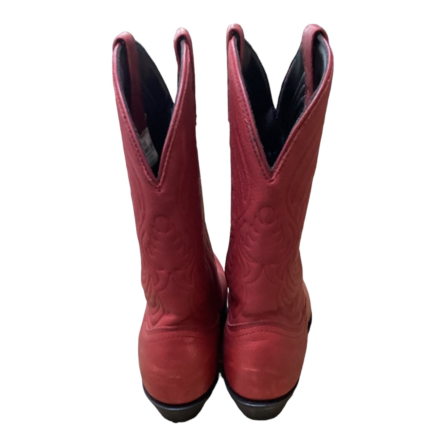 Red Boots Western Cmc, Size 8.5