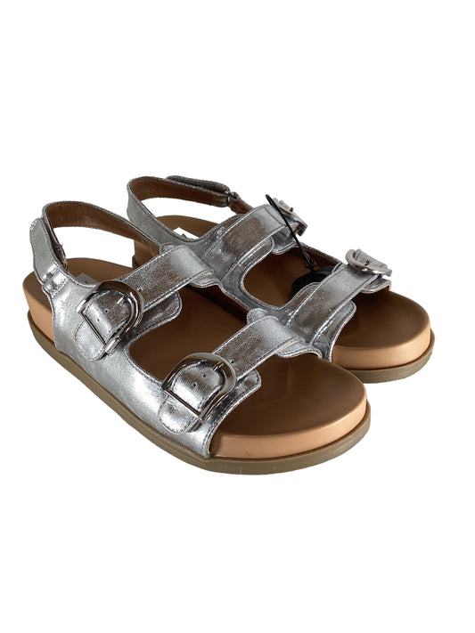 Silver Sandals Flats Dolce Vita, Size 10