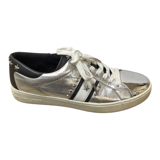 Silver Shoes Sneakers Michael By Michael Kors, Size 7.5