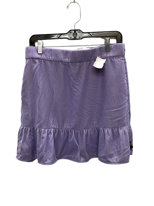 Purple Skirt Mini & Short J. Crew, Size M