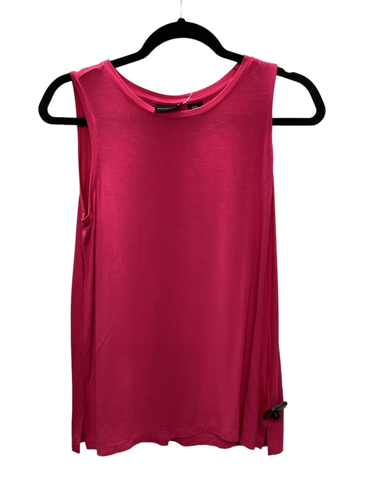 Pink Top Sleeveless Basic Adrienne Vittadini, Size M