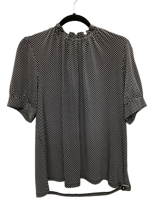 Polkadot Pattern Top Short Sleeve Adrianna Papell, Size M