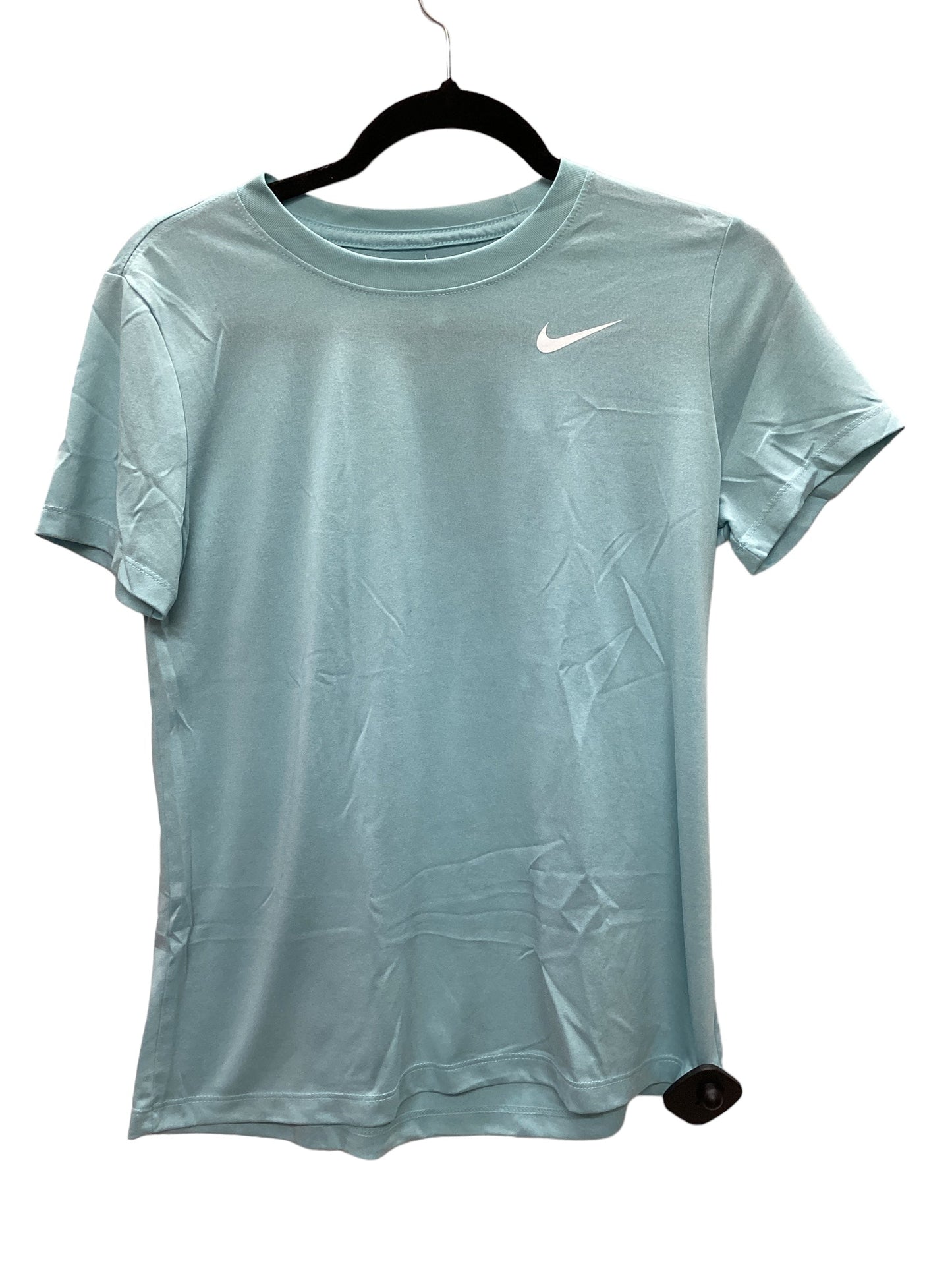 Blue Athletic Top Short Sleeve Nike Apparel, Size M