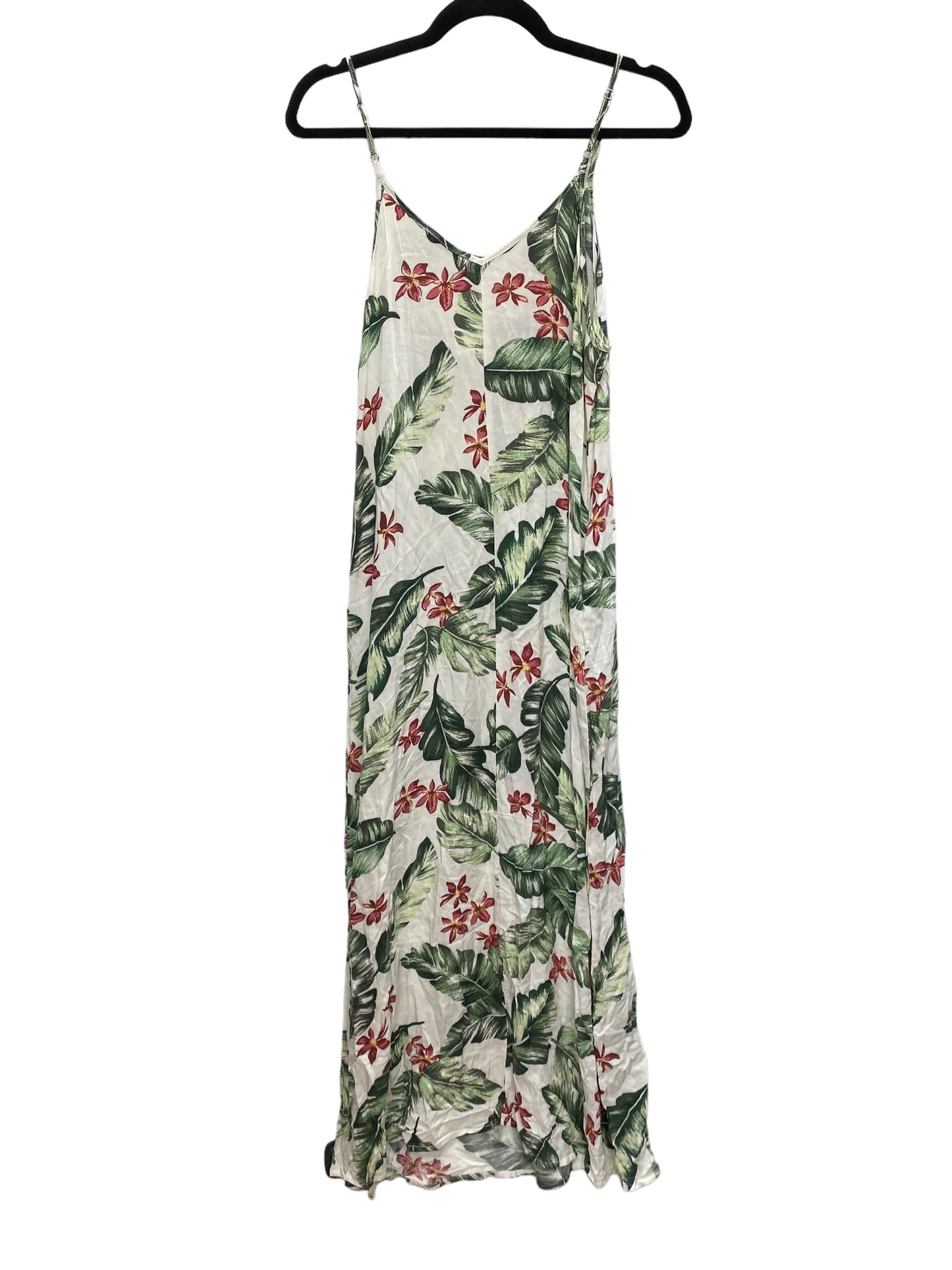 Dress Casual Maxi By Active Usa In Tropical Print, Size: S