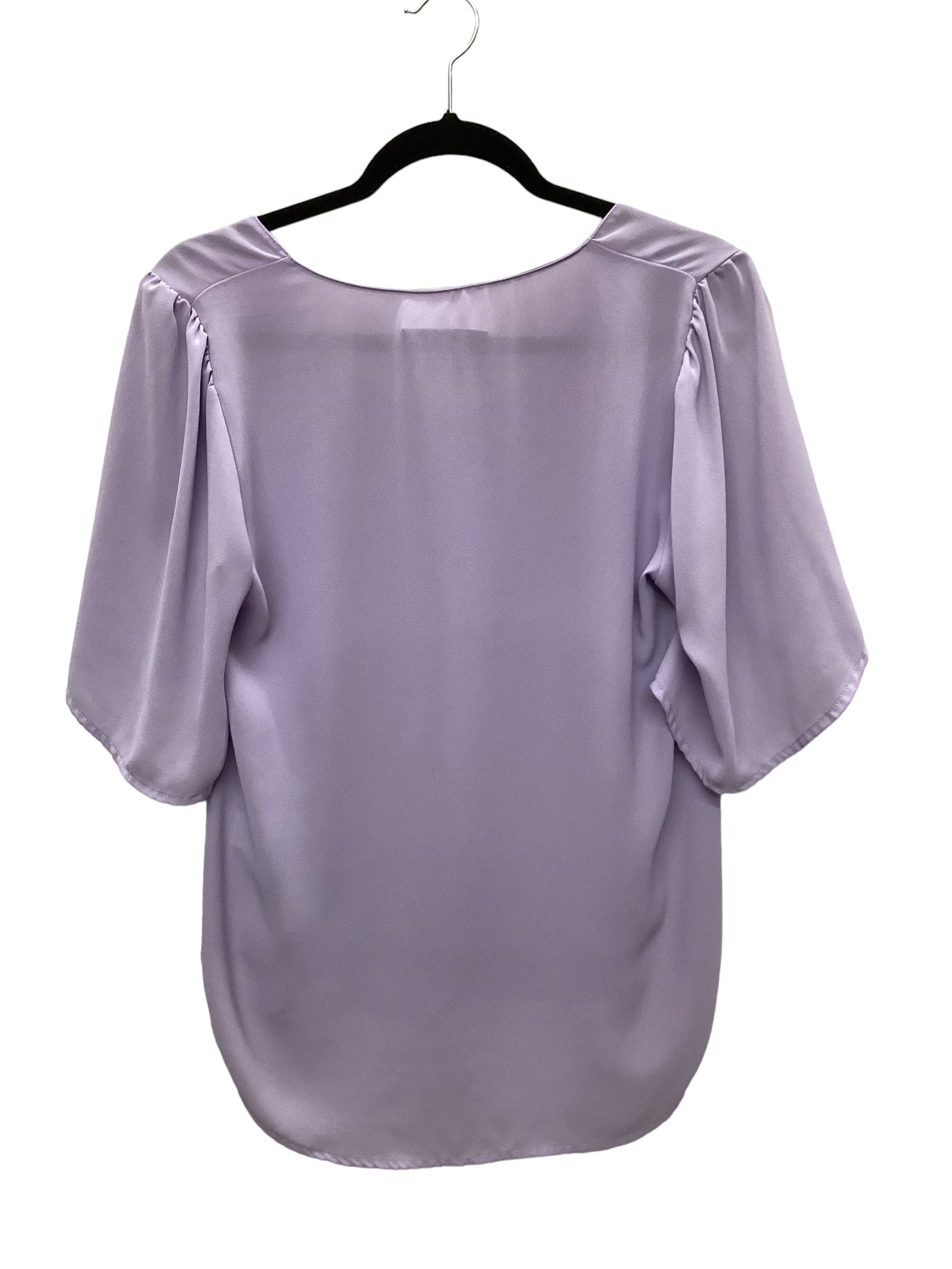 Top Short Sleeve By Lush In Purple, Size: S