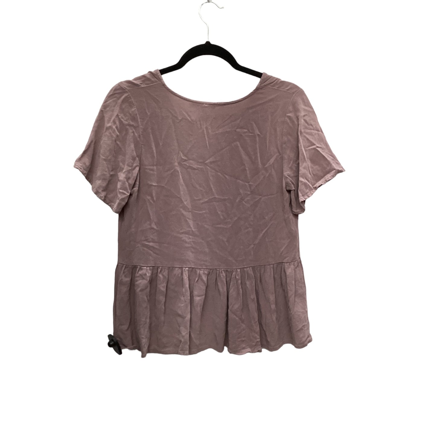 Top Short Sleeve By Easel In Purple, Size: S