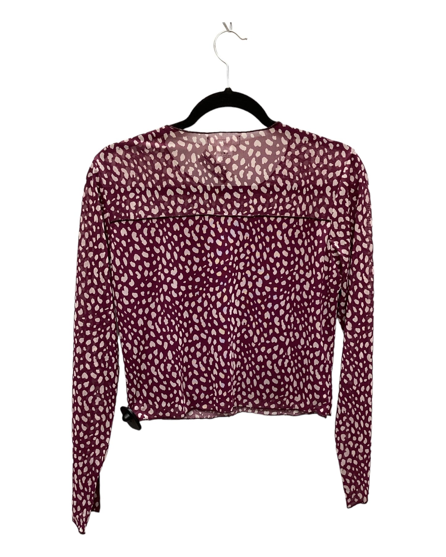 Top Long Sleeve By Clothes Mentor In Purple, Size: Xl