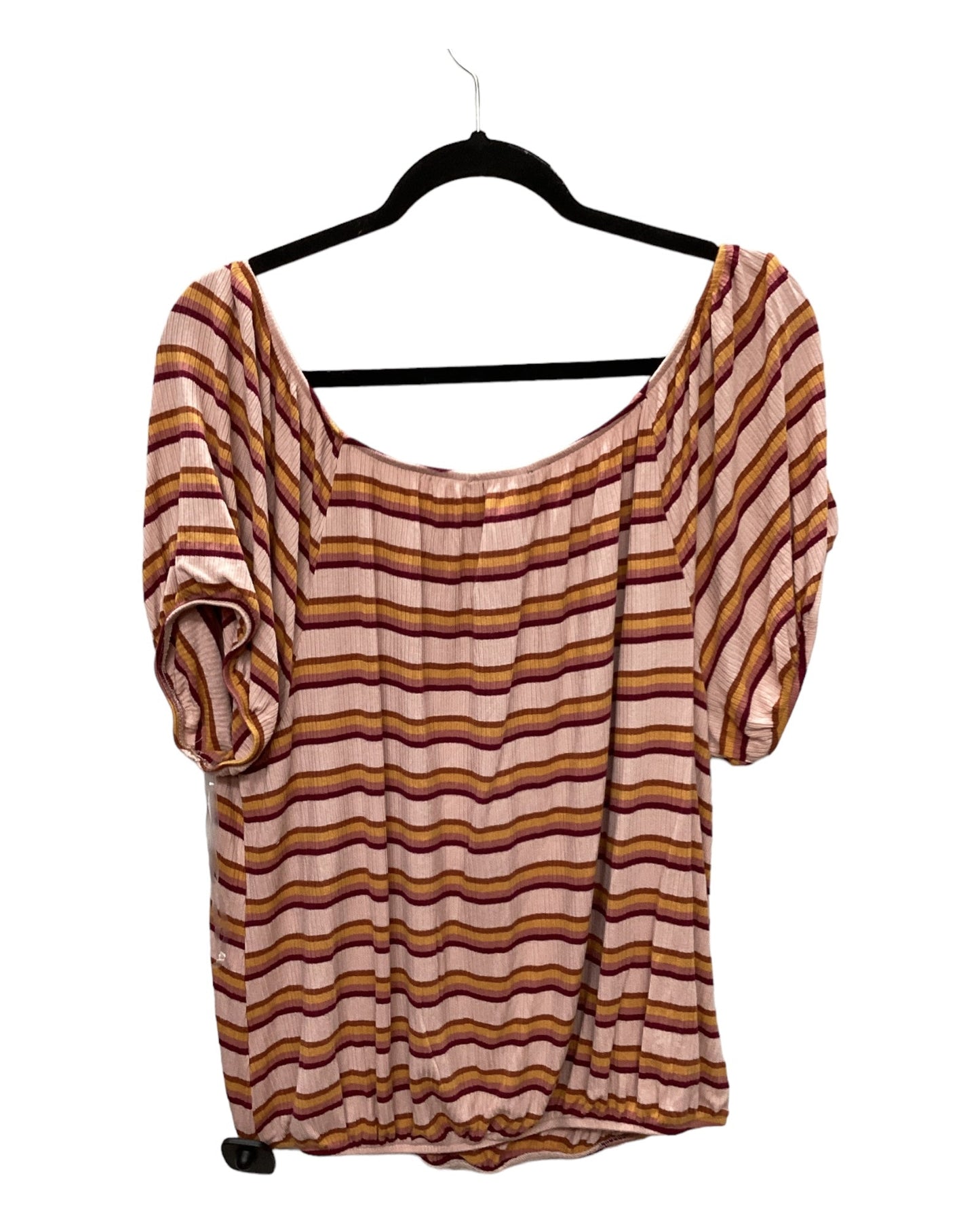 Top Long Sleeve By Lane Bryant In Striped Pattern, Size: L