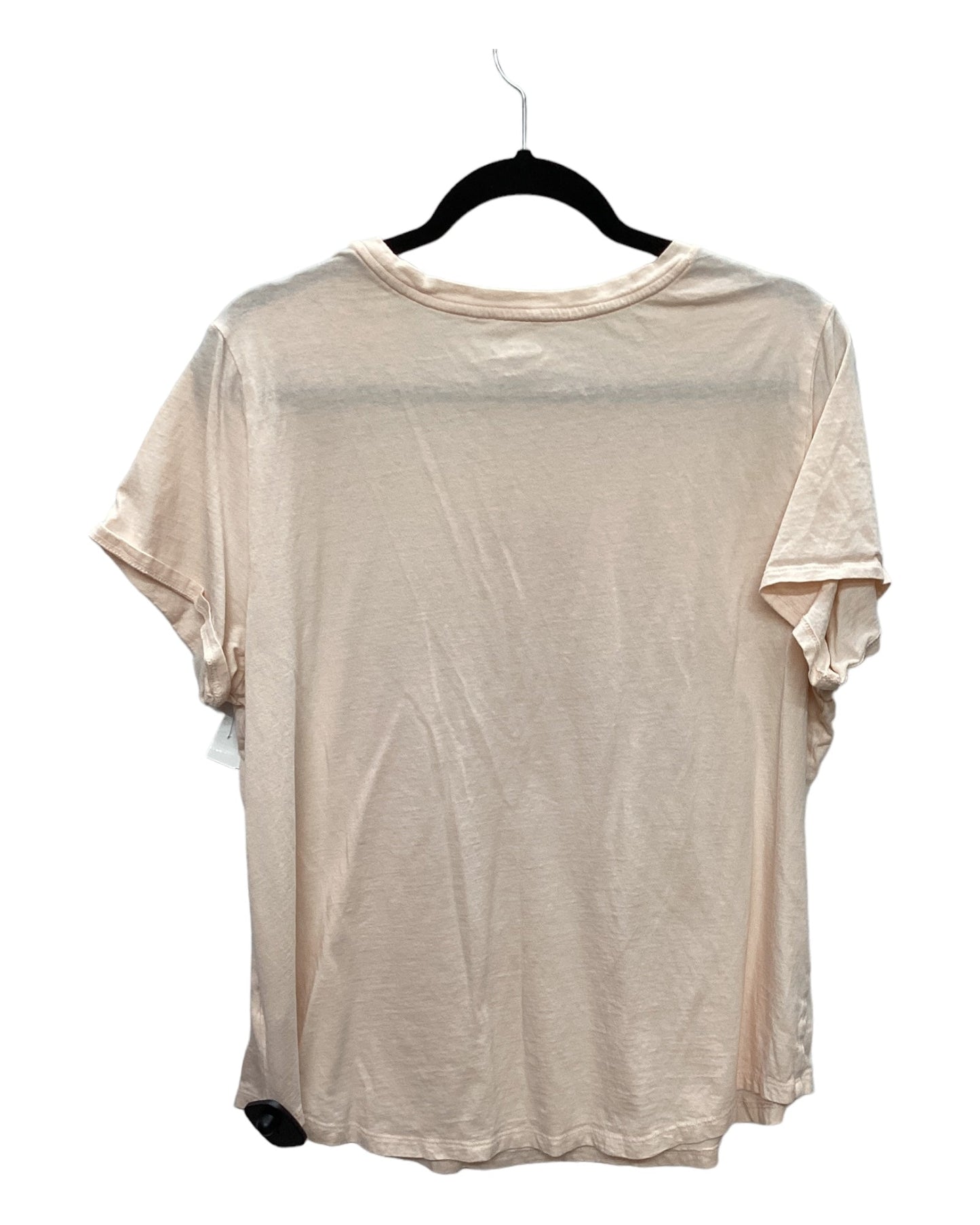 Top Short Sleeve Basic By Old Navy In Pink, Size: Xl