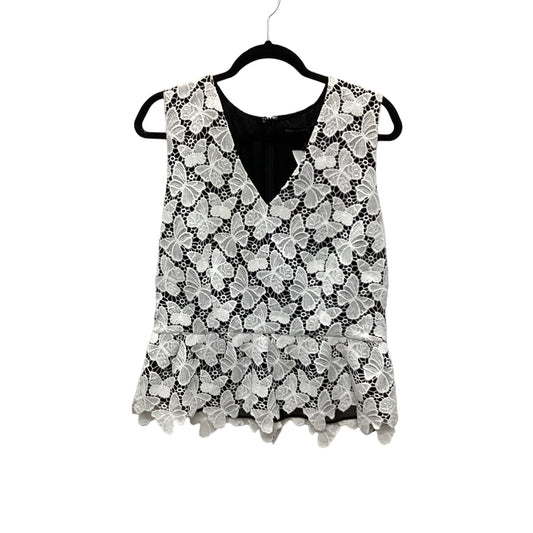 Top Sleeveless By White House Black Market In Black & White, Size: M