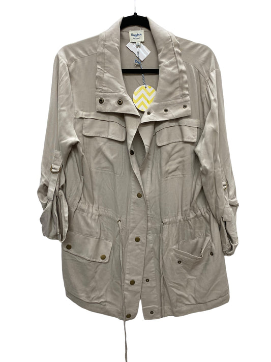 Jacket Utility By Hayden La In Tan, Size: M