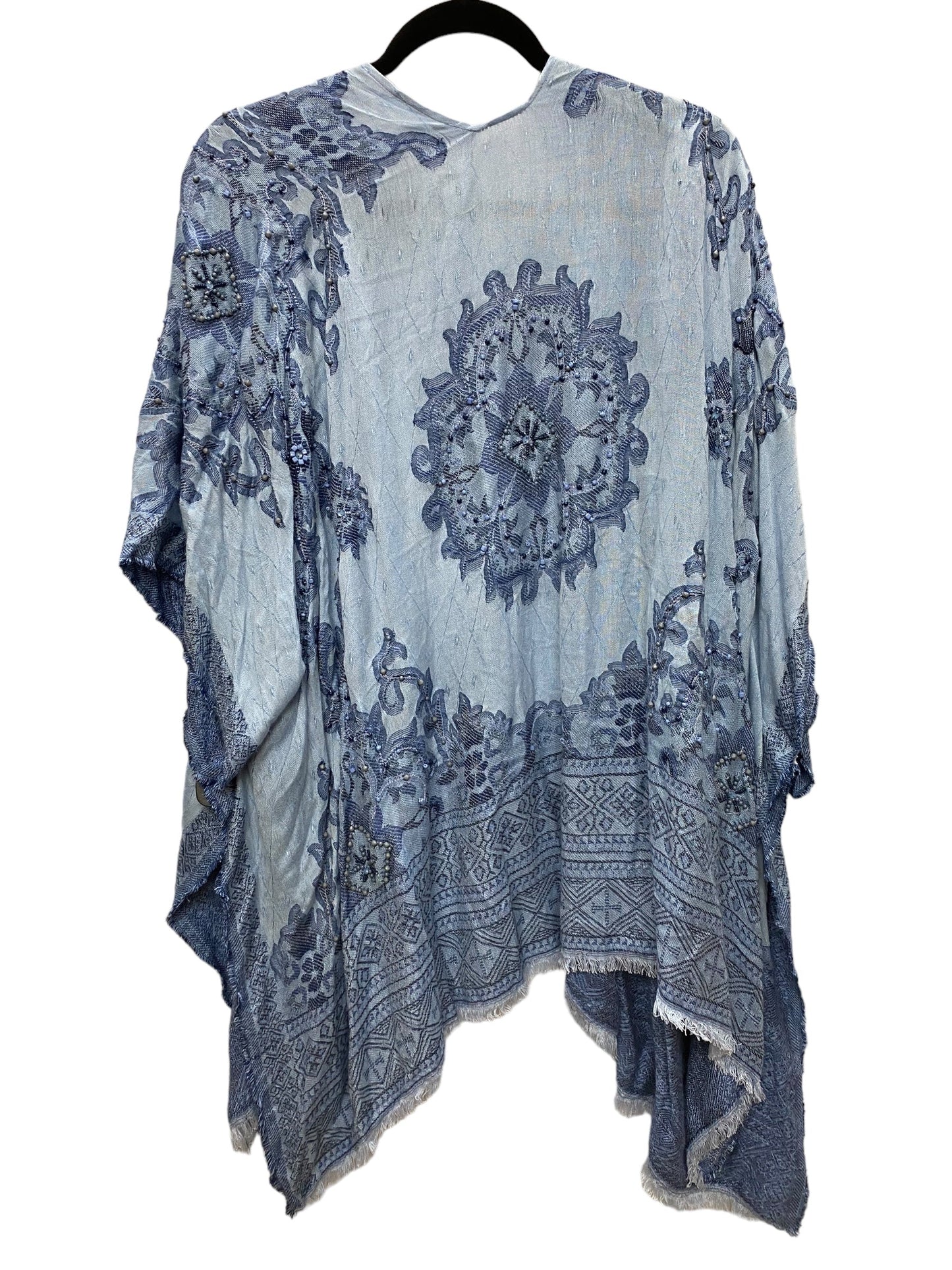 Kimono By Chicos In Blue, Size: Osfm