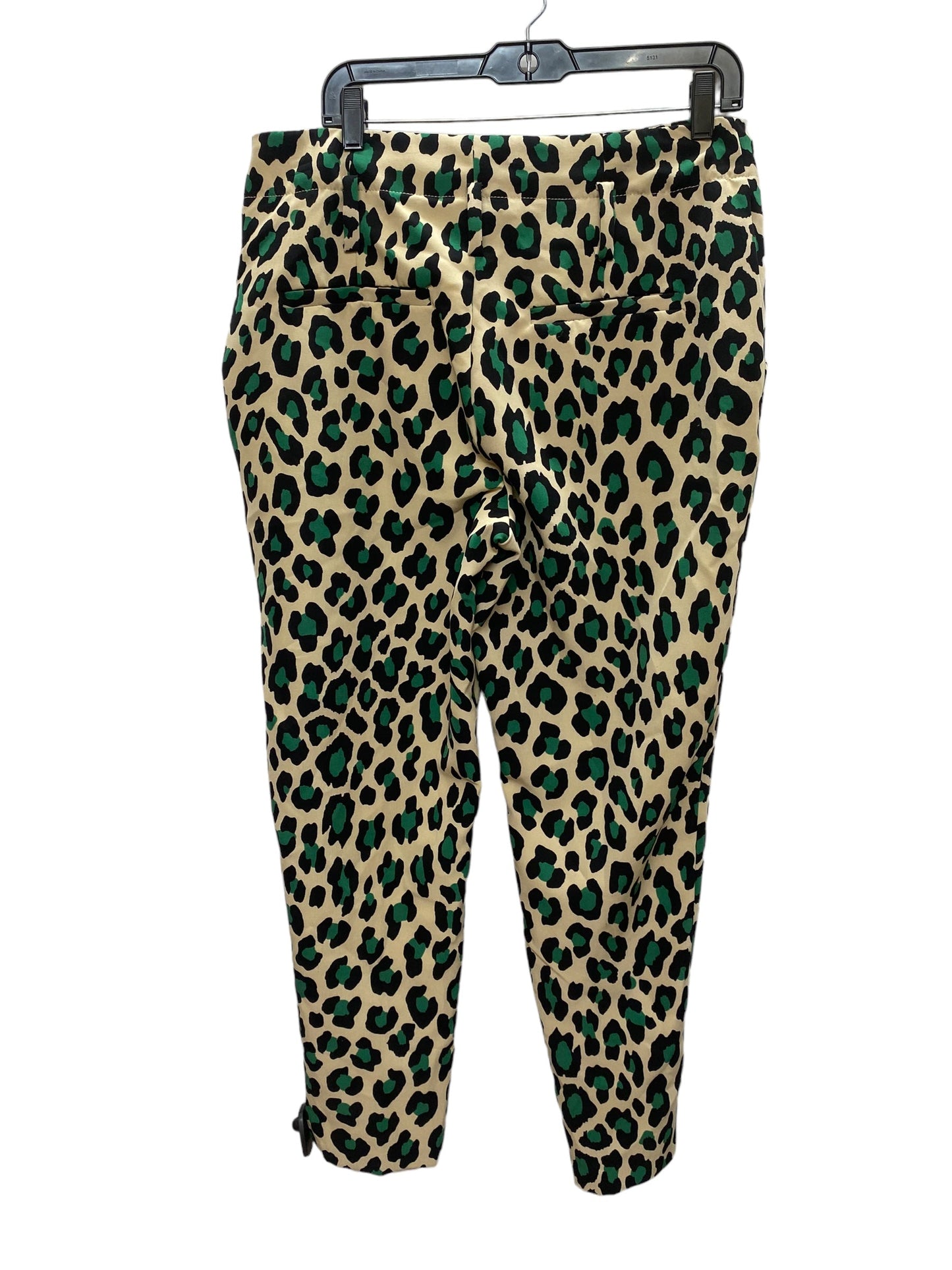 Pants Cropped By New York And Co In Animal Print, Size: 12