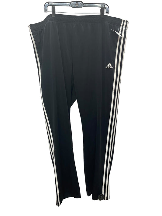 Athletic Pants By Adidas In Black & White, Size: 4x