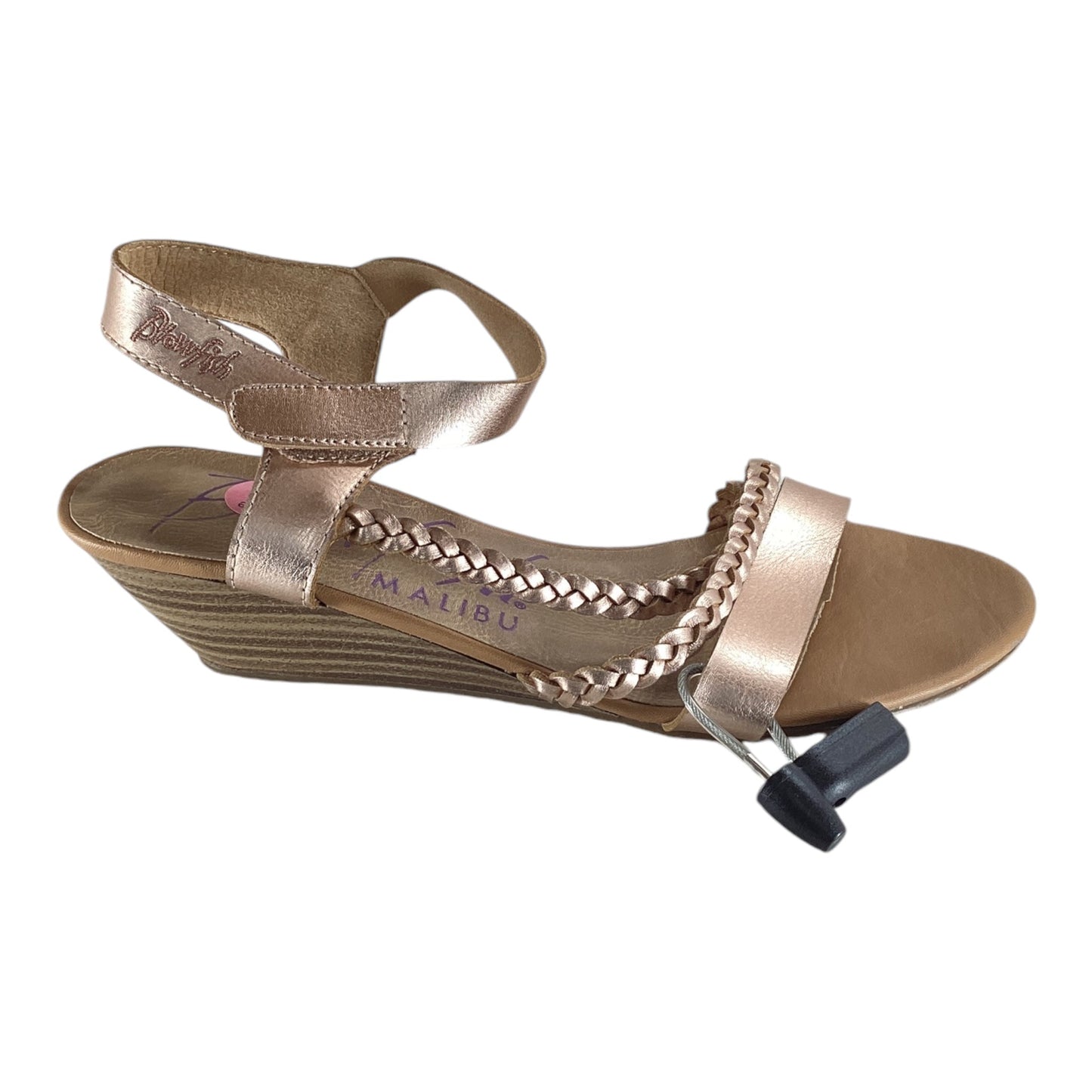 Sandals Heels Wedge By Blowfish In Gold, Size: 9