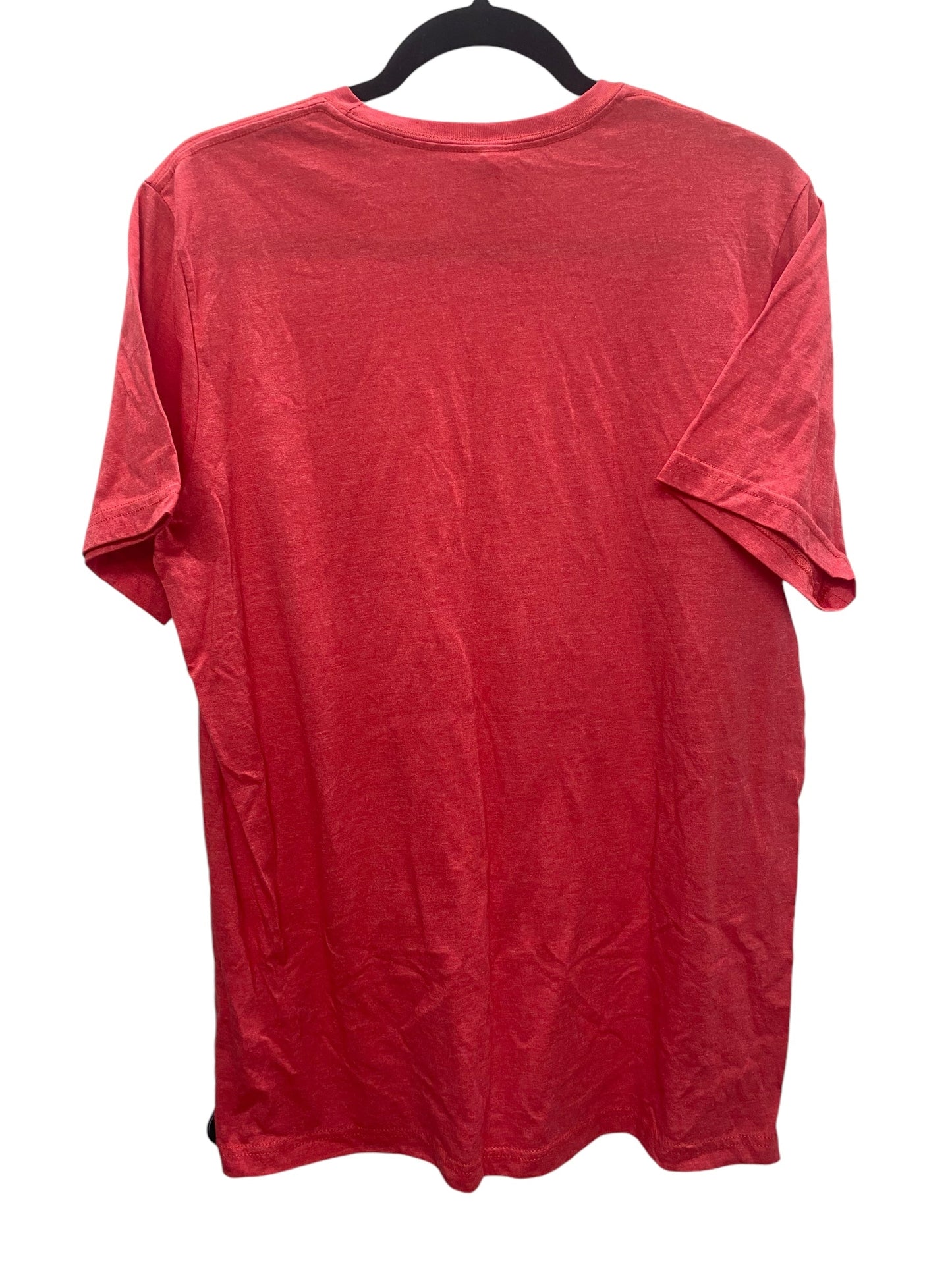 Top Short Sleeve Basic By Bella + Canvas In Red, Size: L