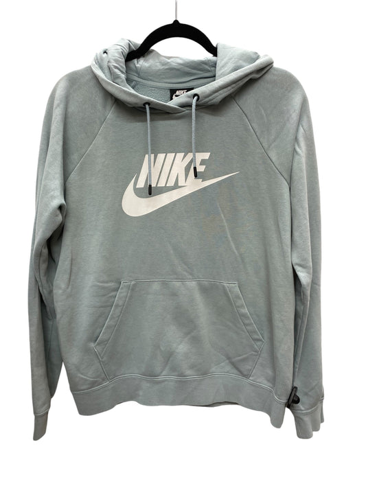 Sweatshirt Hoodie By Nike Apparel In Blue, Size: M