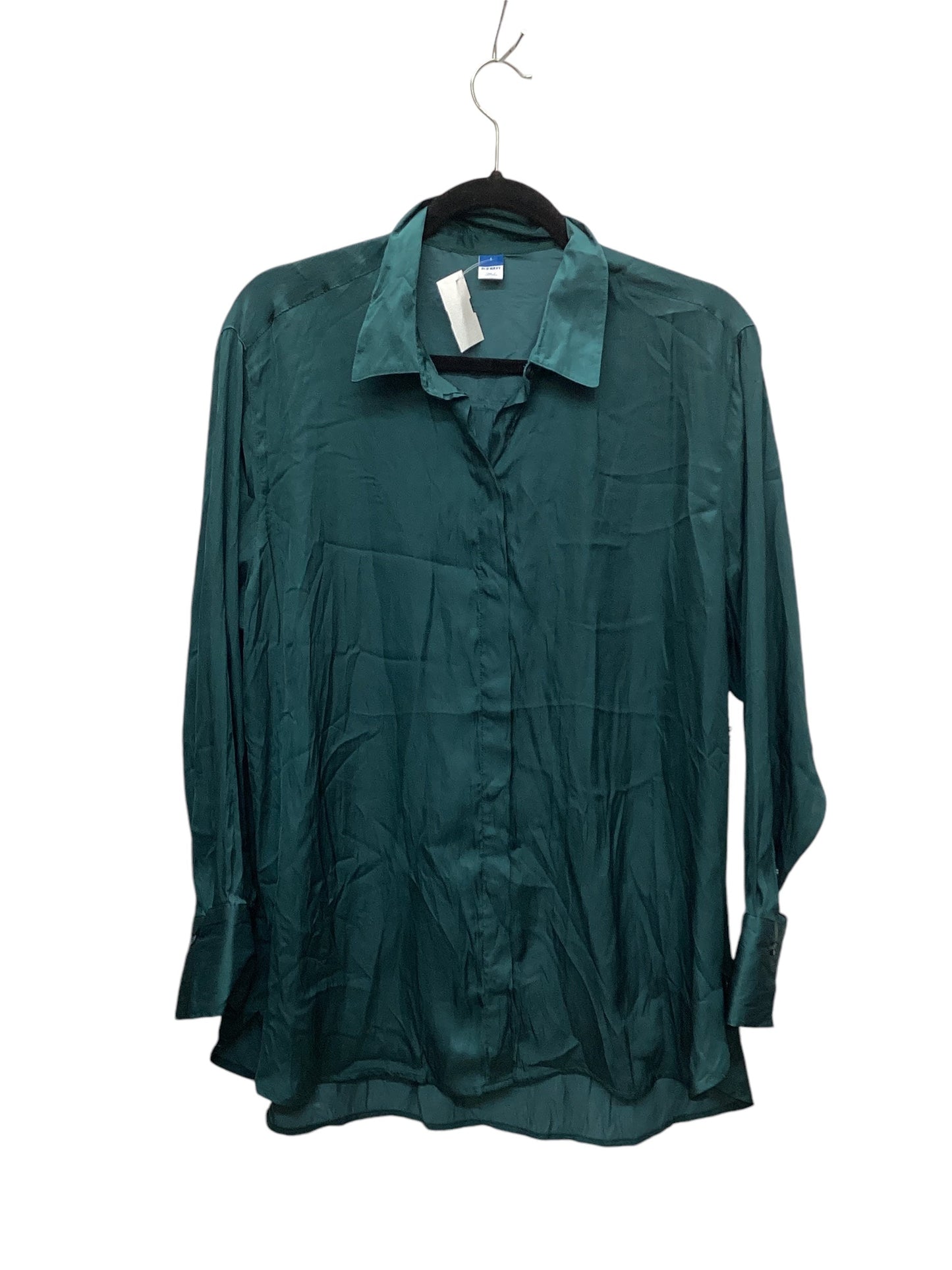 Top Long Sleeve By Old Navy In Green, Size: L