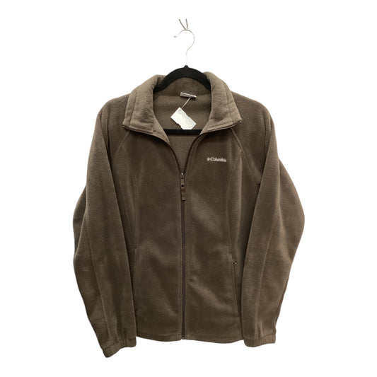 Jacket Fleece By Columbia In Brown, Size: L