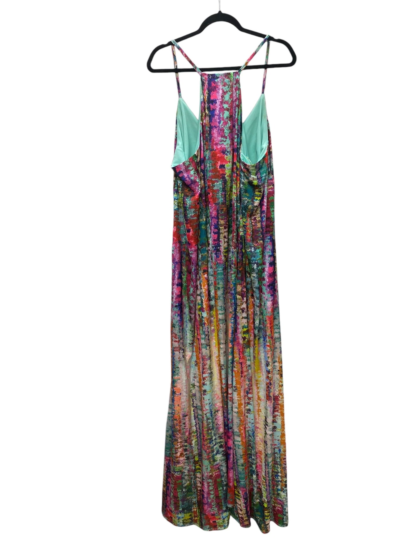 Dress Casual Maxi By Nicole By Nicole Miller In Multi-colored, Size: 3x