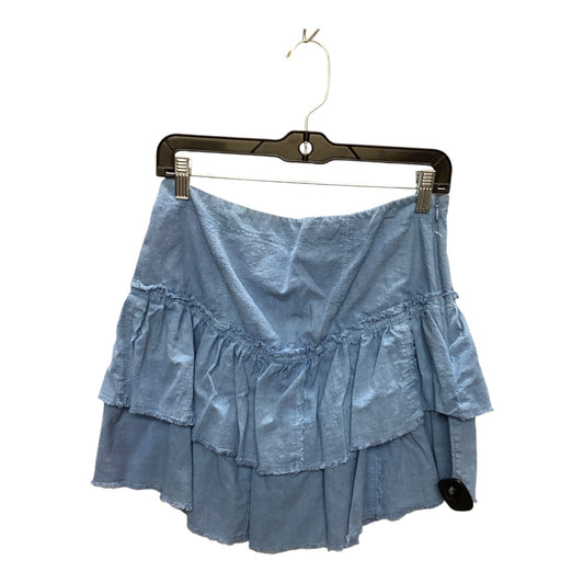 Skirt Mini & Short By Free People In Blue, Size: 10