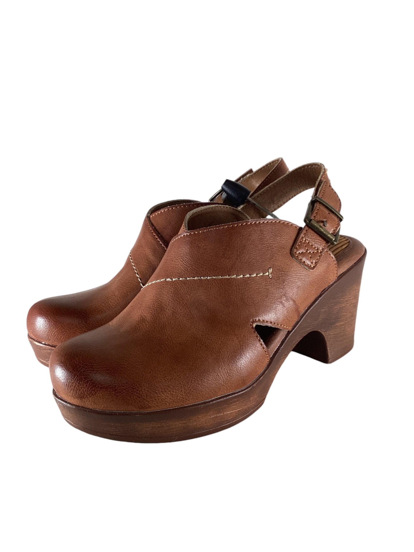 Shoes Heels Block By Boc In Brown, Size: 8