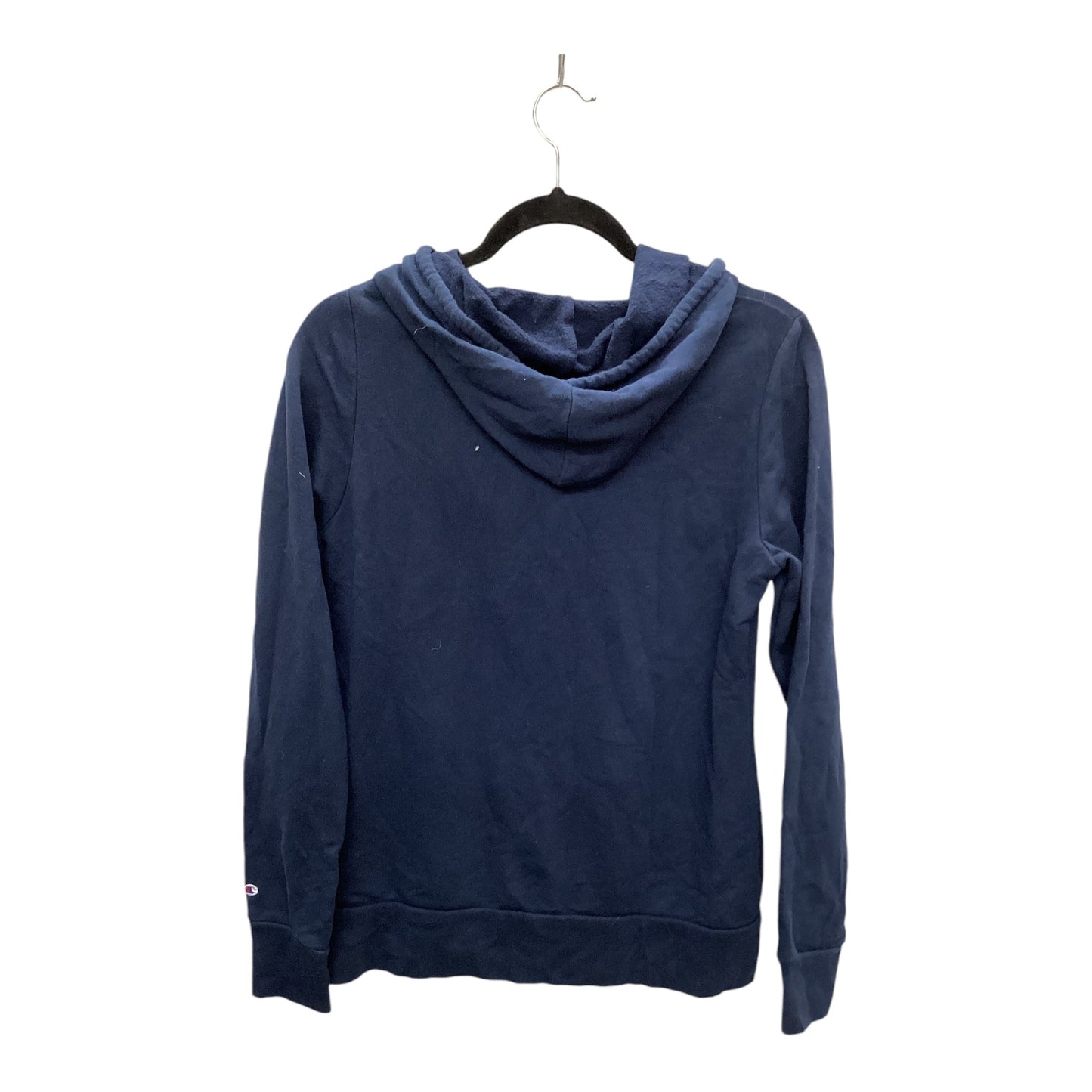 Sweatshirt Hoodie By Champion In Blue & Orange, Size: M