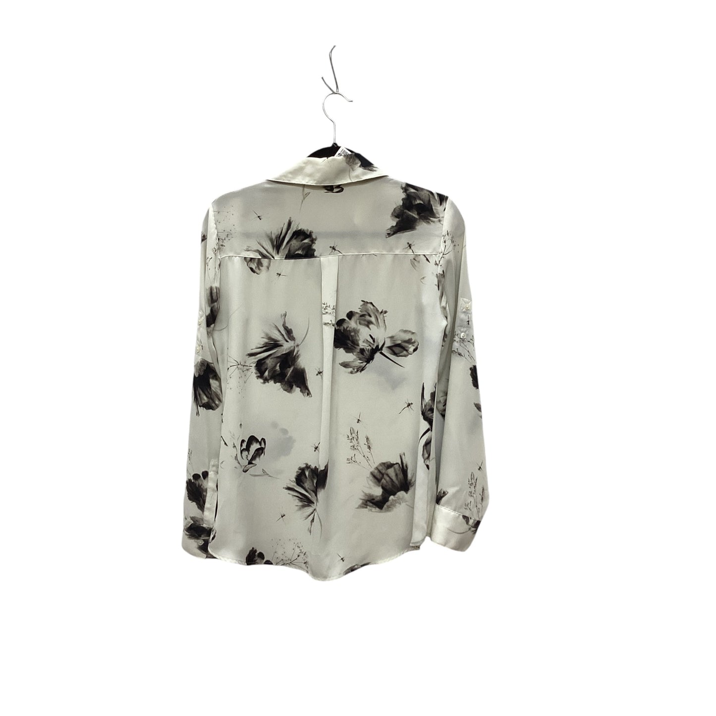 Top Long Sleeve By Express In Floral Print, Size: M