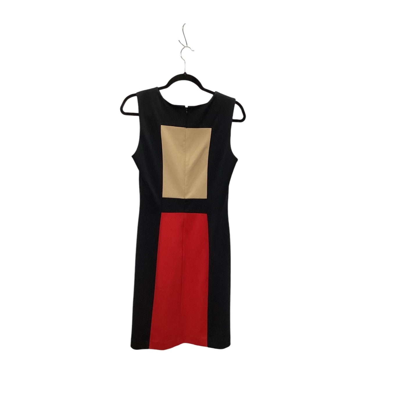 Dress Work By Calvin Klein In Black & Red, Size: M