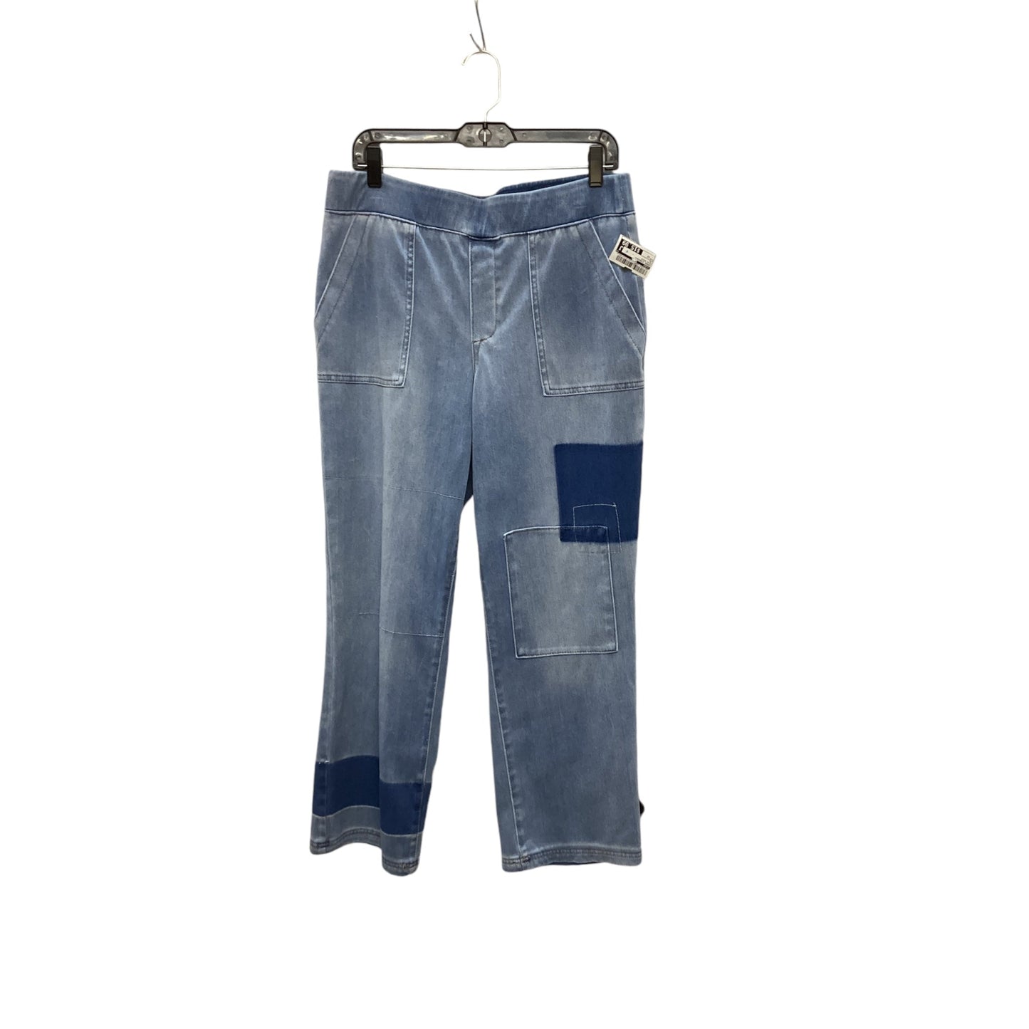 Jeans Straight By Logo In Blue Denim, Size: 12