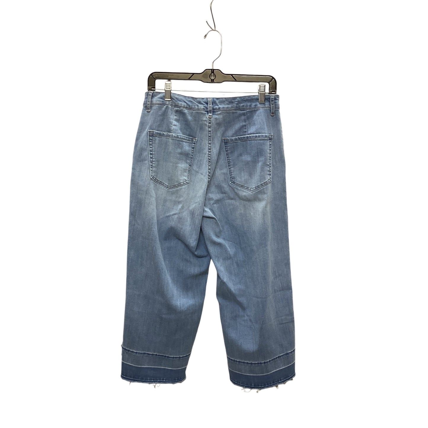 Jeans Wide Leg By Logo In Blue Denim, Size: 10