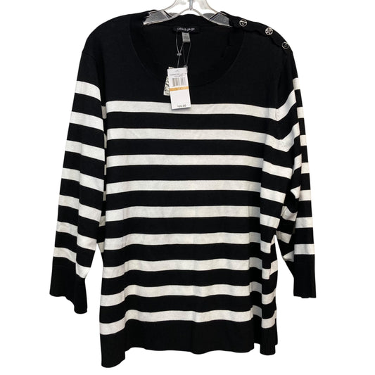 Top Ls By Cable And Gauge In Striped Pattern, Size:3X