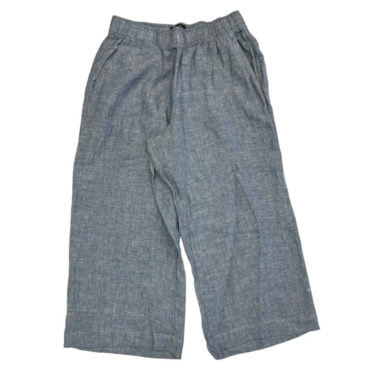 Pants Linen By Tahari In Blue, Size:S