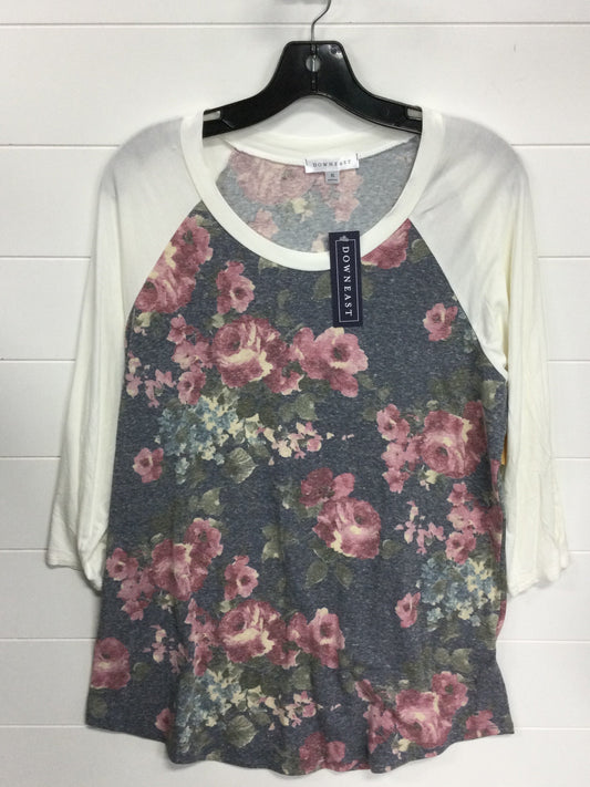 Top Ls By Downeast In Blue, Size:Xl