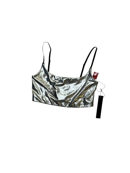 Athletic Bra By Cma In Silver, Size:M