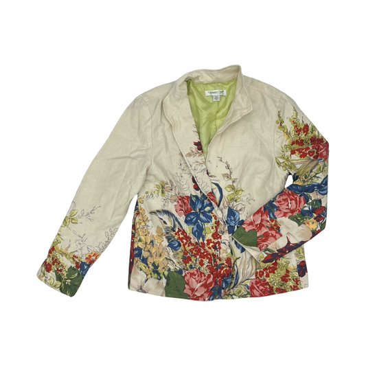 Blazer By Coldwater Creek In Tan, Size:12P