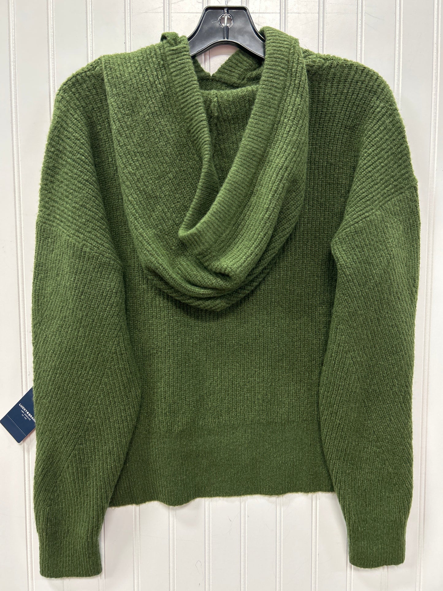 Sweater By Lucky Brand In Green, Size:M