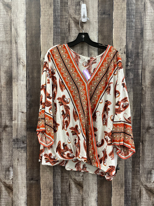 Top Long Sleeve By Cato  Size: 2x