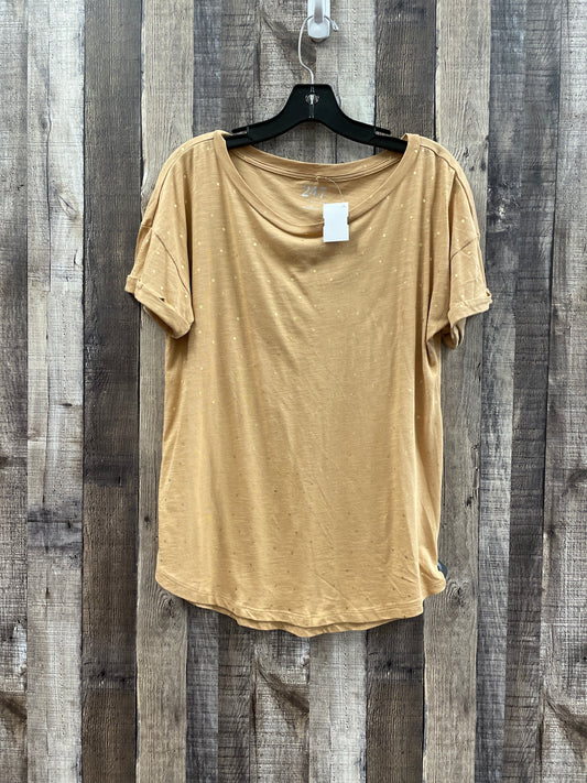 Brown Top Short Sleeve Maurices, Size M